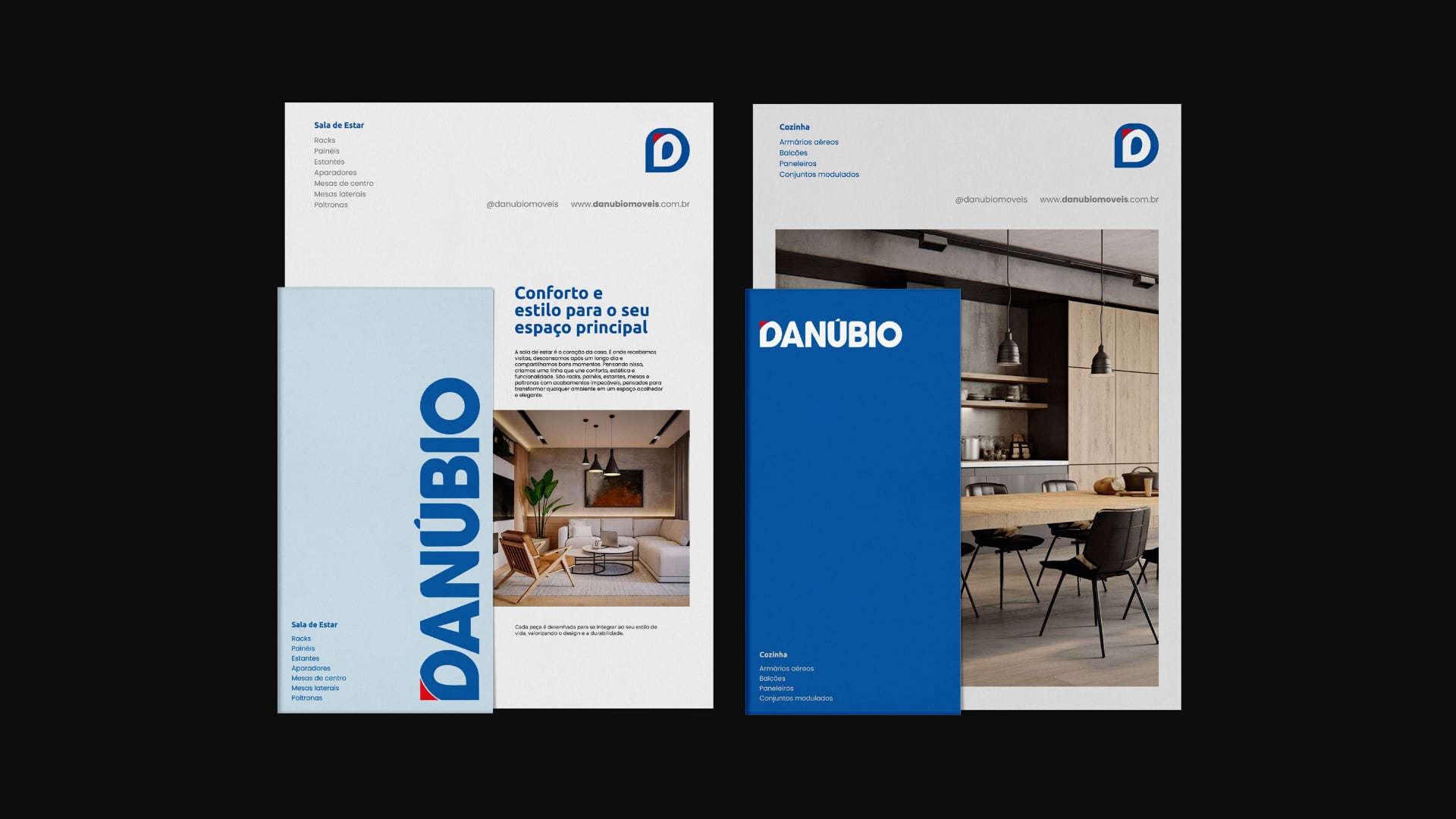 Danúbio Móveis, direcionamento visual
