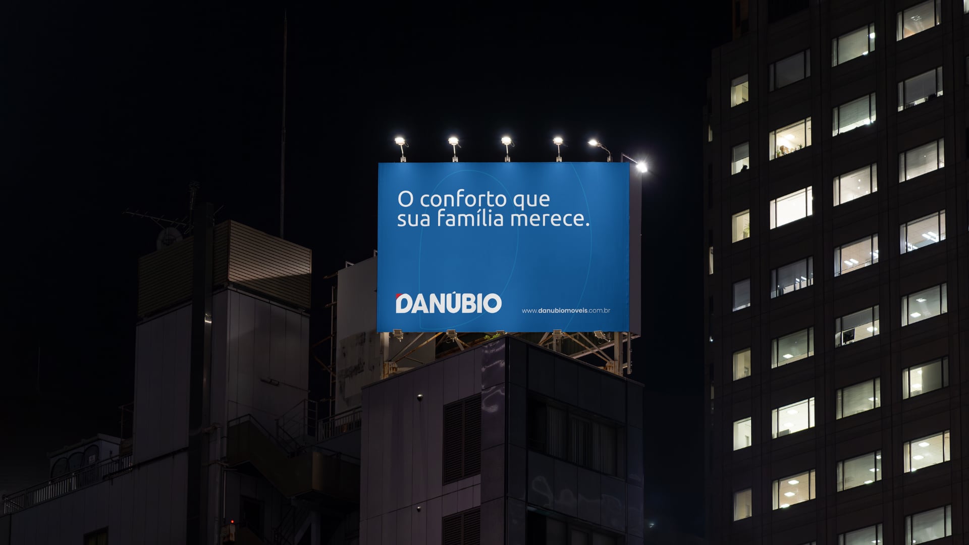 Danúbio Móveis, direcionamento visual