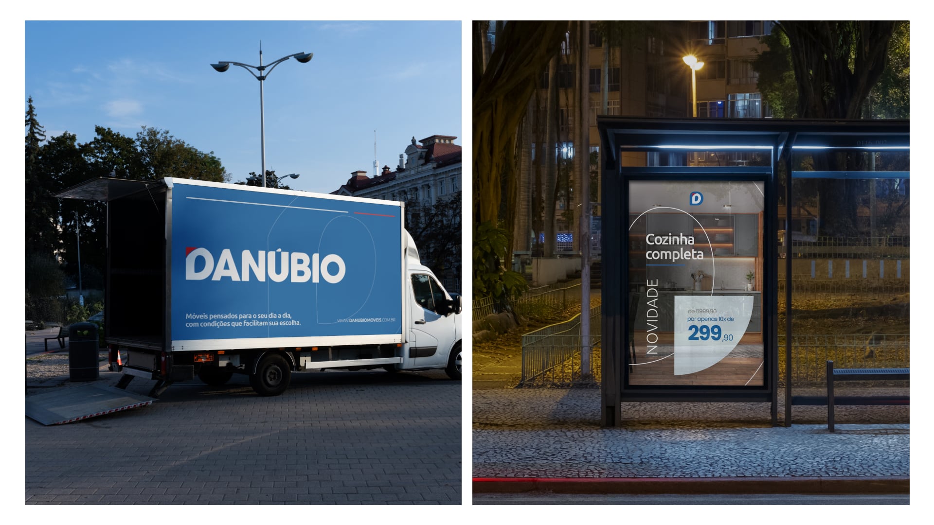 Danúbio Móveis, direcionamento visual
